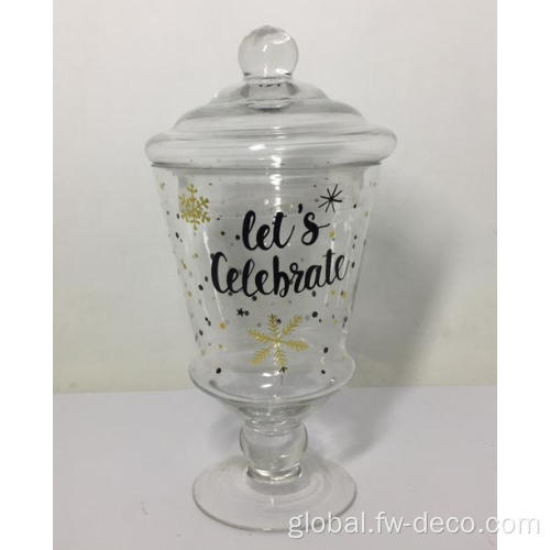 Cheap Price Mini Candy Jar Wholesale Candy Jar Apothecary Stem glass candy jar Supplier